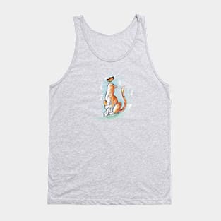 cat n butterfly Tank Top